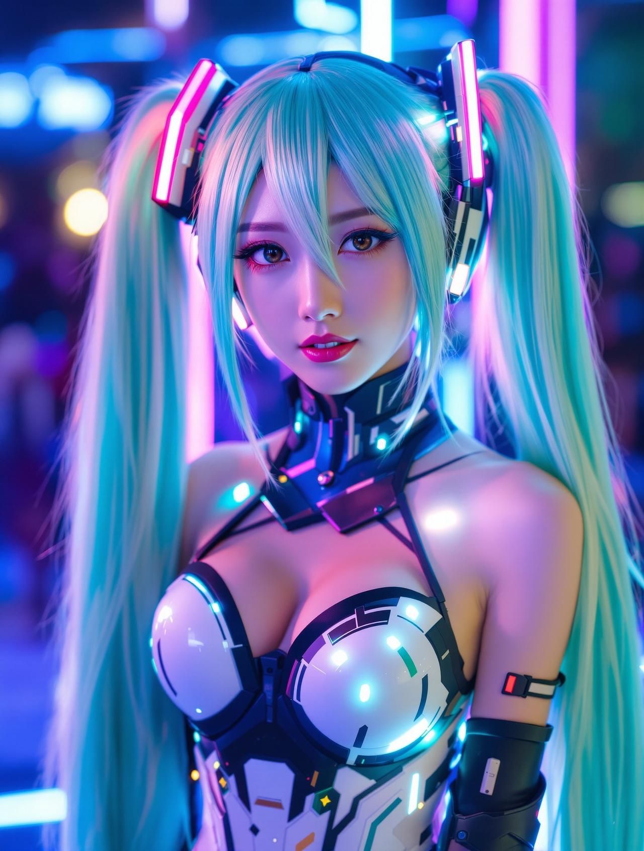 秀人私购-Coser写真-初音未来·魔法未来